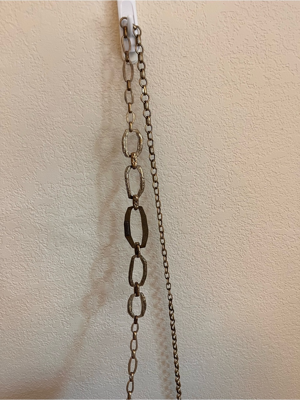 Chico's Metallic Link Chain Belt waist chain